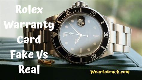 fake vs real rolex warranty card|replacement paper for rolex watch.